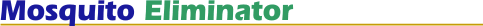 Safe Mosquito Eliminator Page Title