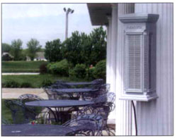 Eliminate mosquitos on outdoor patios